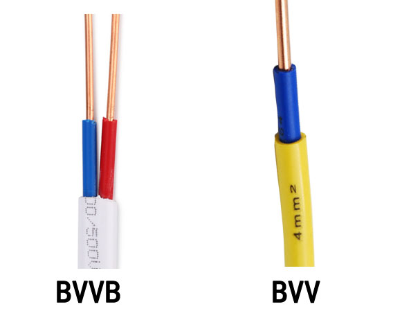 BVVB與B<a href='http://www.mingchengschool.com.cn/vvdianlan/' target='_blank'><u>VV電纜</u></a>區(qū)別圖